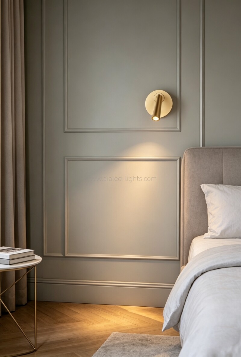 Wall Moounted Bedside Wall Light Hotel Villa Bdside Reading Lamp for bedroom