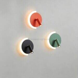 contemporary hotel wall lamp with spotlight, surface mounted background light (复制)