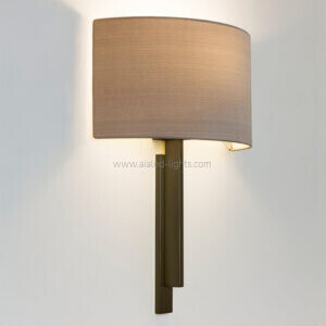wall mounted 3w spotlight fabric e27 shade bedside wall lamp (复制)