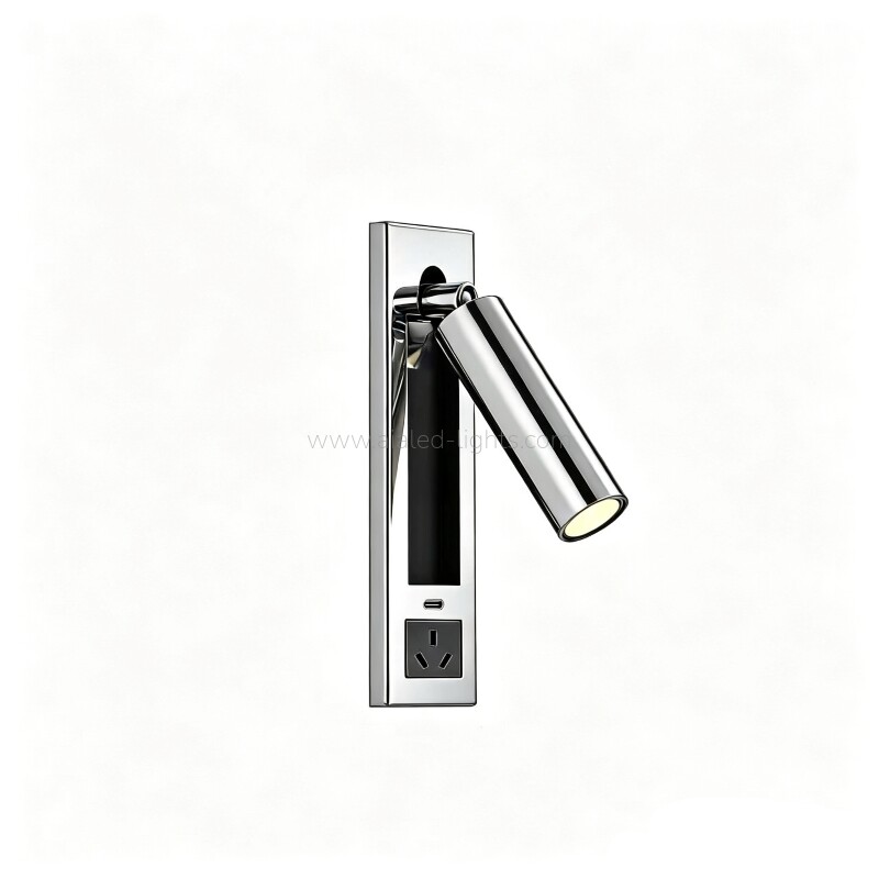 Type-C 3W Reading Wall Light Switch Socket Headboard Wall Lamp