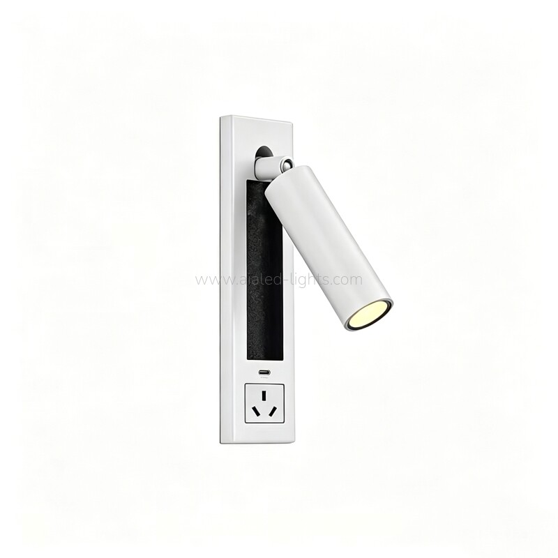 Type-C 3W Reading Wall Light Switch Socket Headboard Wall Lamp