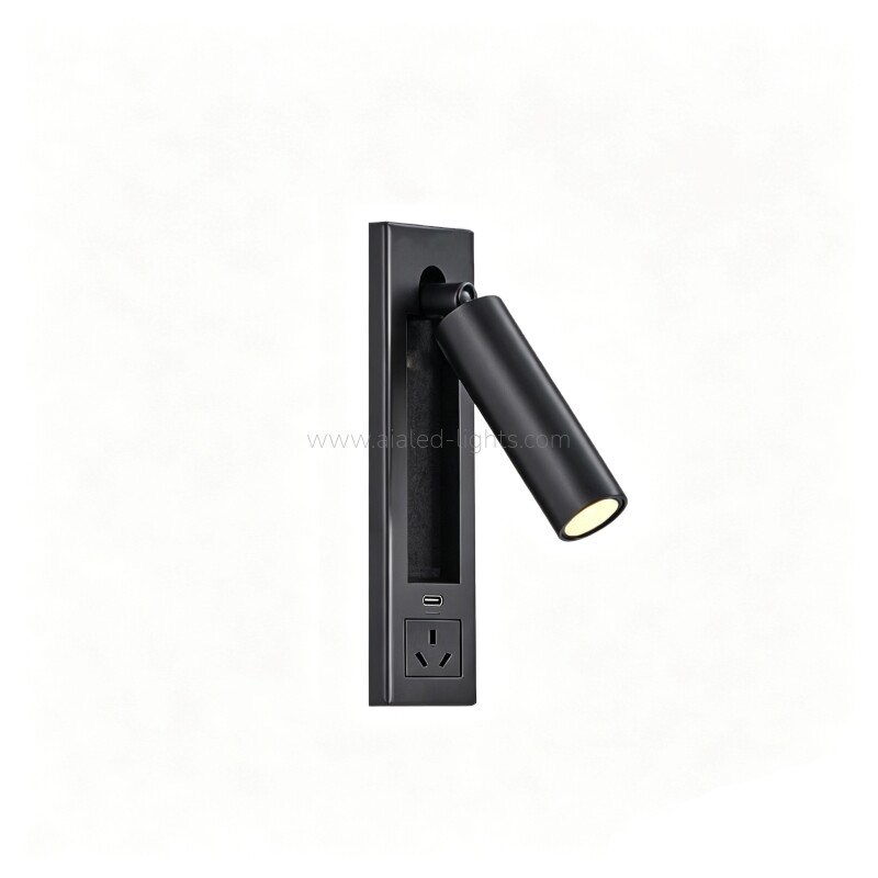 Type-C 3W Reading Wall Light Switch Socket Headboard Wall Lamp