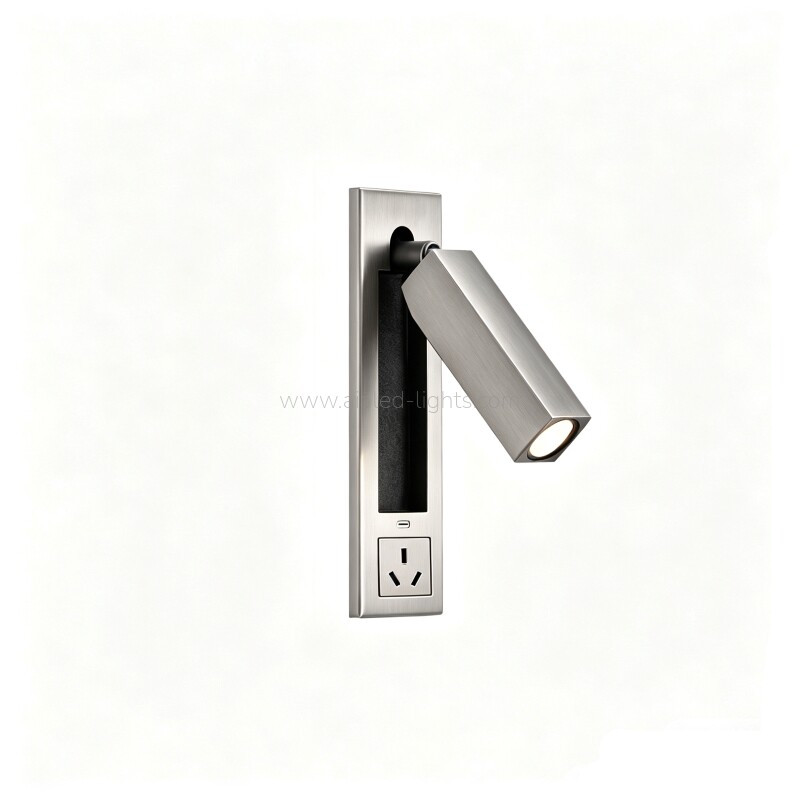 Type-C Bedside Wall Light Switch Socket Reading Light