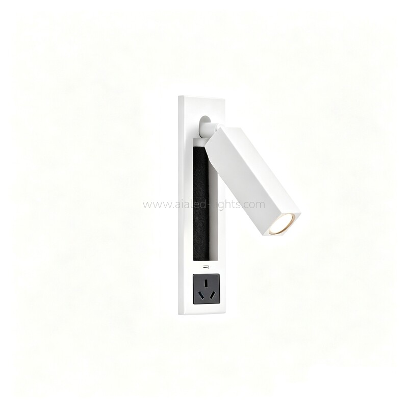 Type-C Bedside Wall Light Switch Socket Reading Light