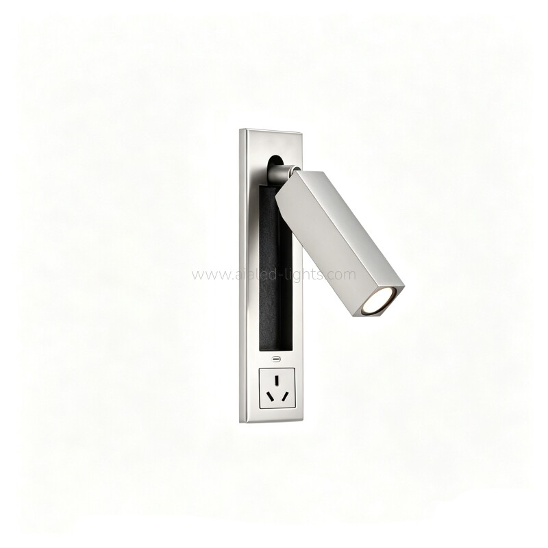 Type-C Bedside Wall Light Switch Socket Reading Light