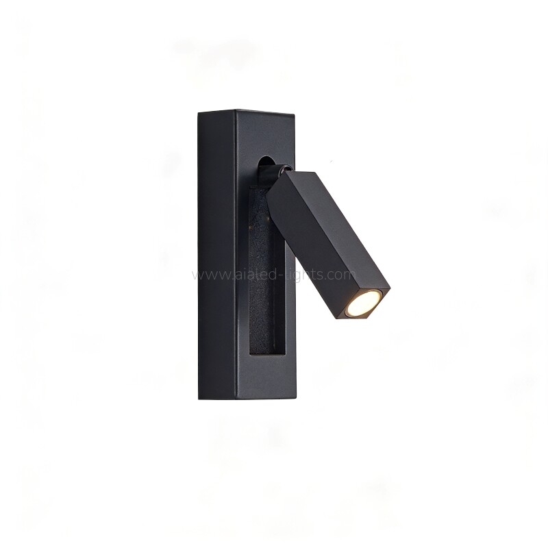 3W LED Reading Wall Lamp Hotel Project With Switch