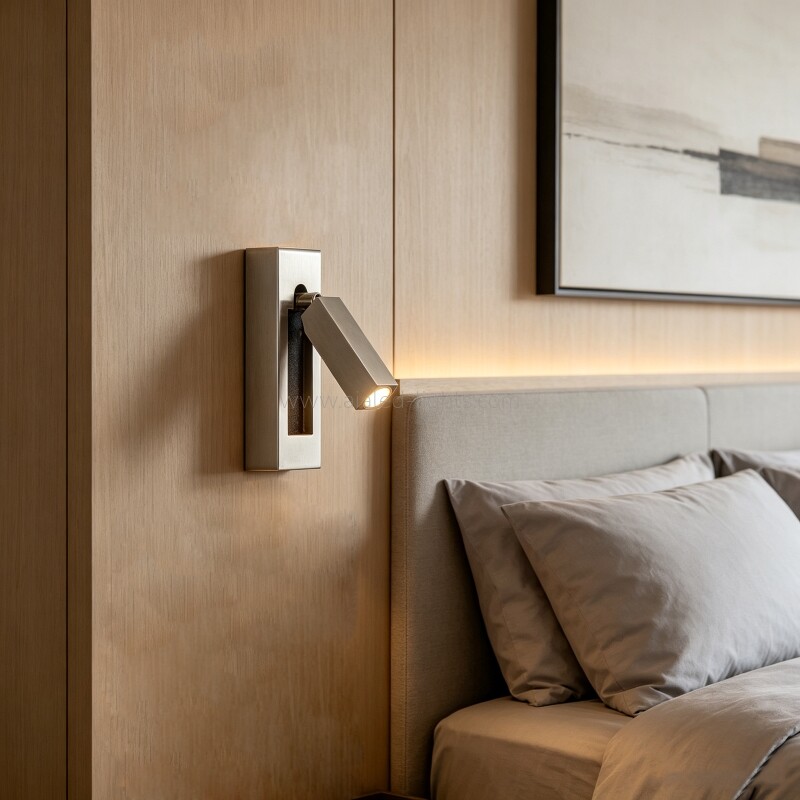 3W LED Reading Wall Lamp Hotel Project With Switch