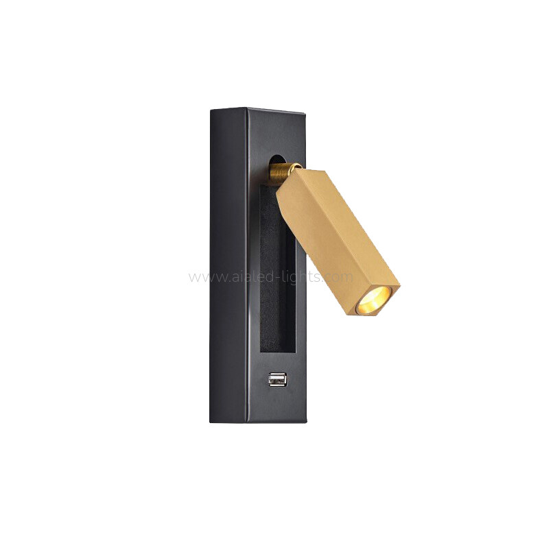 USB type-C Reading Wall Light for Hotel Villa Project