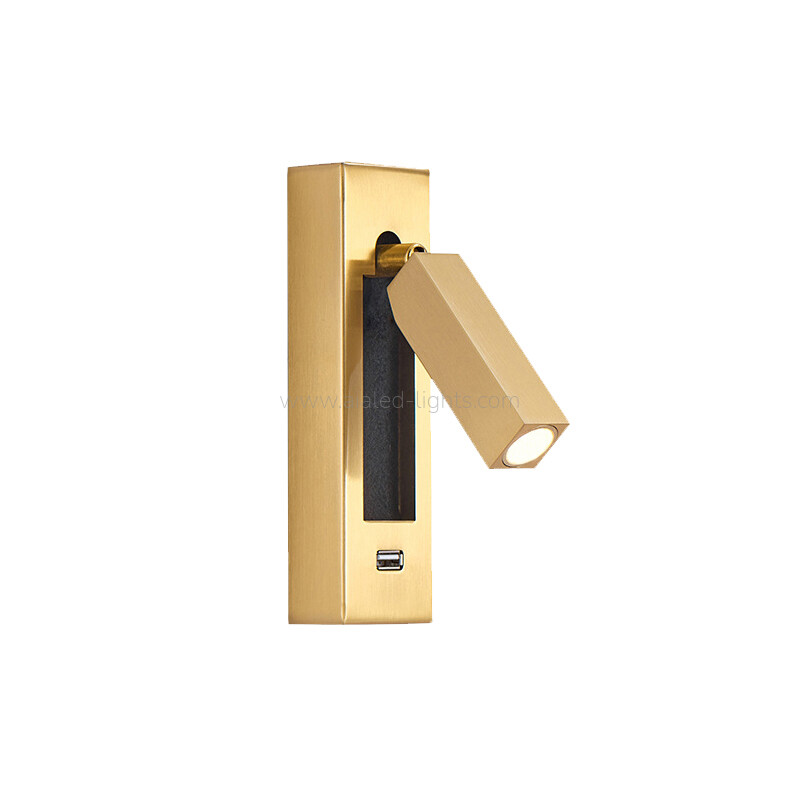 USB type-C Reading Wall Light for Hotel Villa Project
