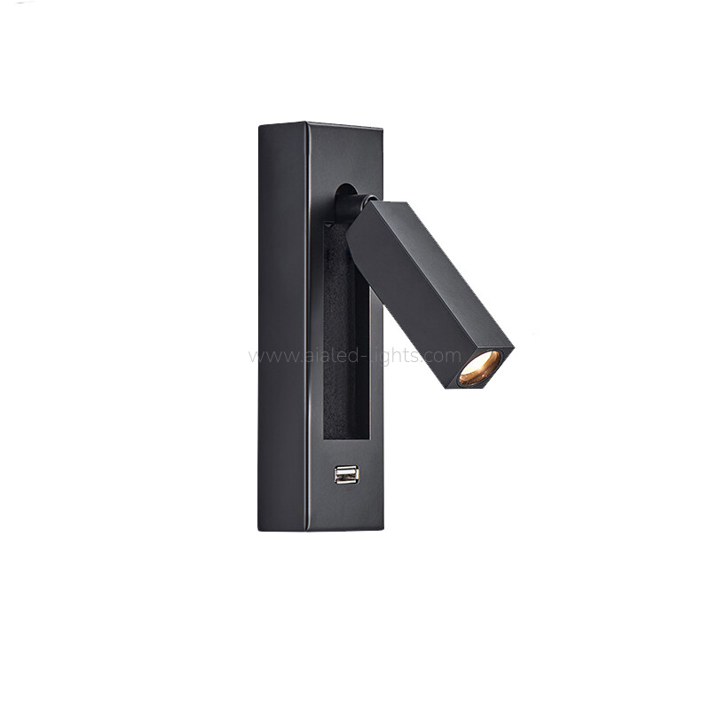 USB type-C Reading Wall Light for Hotel Villa Project