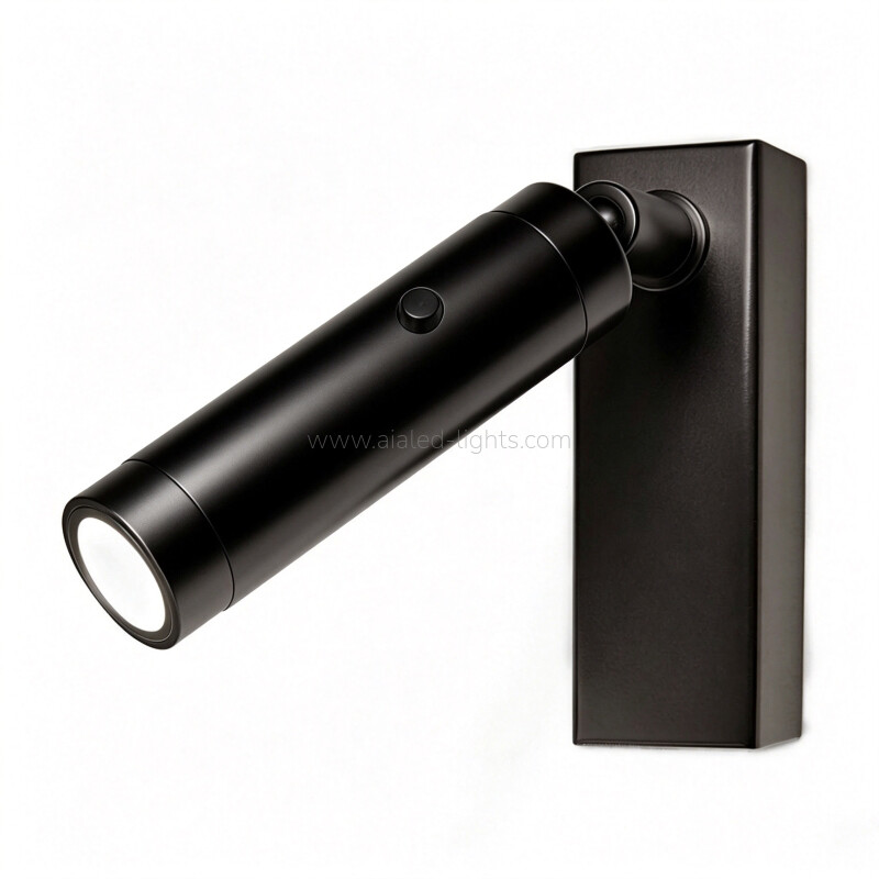 3W Adjustable Spotlight Bedside Reading Wall Lamp for Hotel Apartment