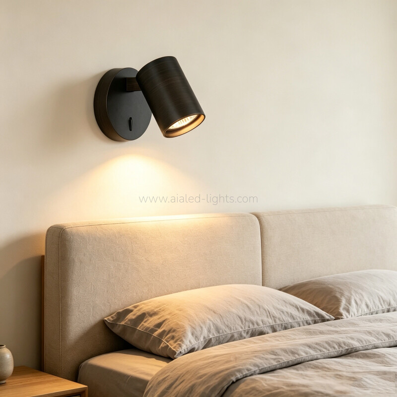 GU10/E27 Spotlight Adjustable Reading Lamp Bedside Wall Light