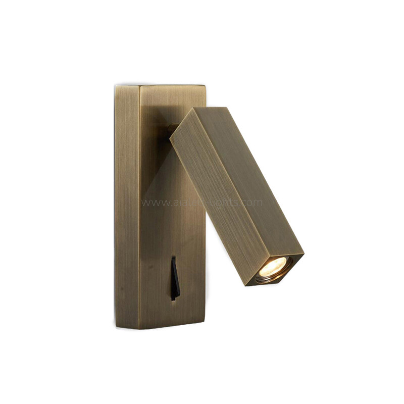 3W Surface Mounting Wall Light Bedside Reading Wall Lamp Adjustable