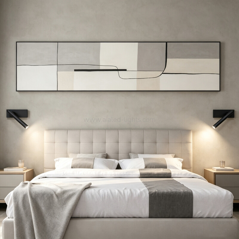 Wall Mounted 3W Bedside Wall Lamp Modern Headboard Wall Light