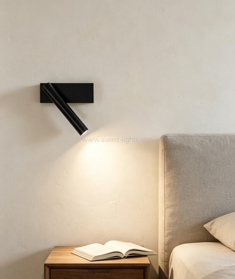 Wall Mounted 3W Bedside Wall Lamp Modern Headboard Wall Light