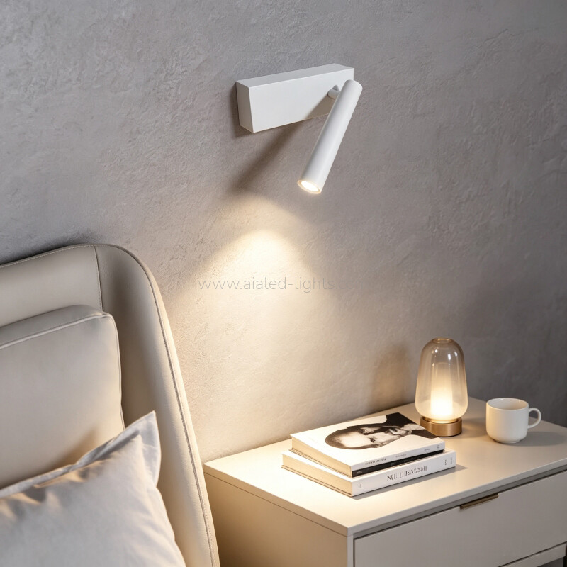 Wall Mounted 3W Bedside Wall Lamp Modern Headboard Wall Light