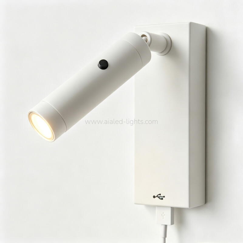 3w flexible bedroom bedside reading wall lamp for coffee room