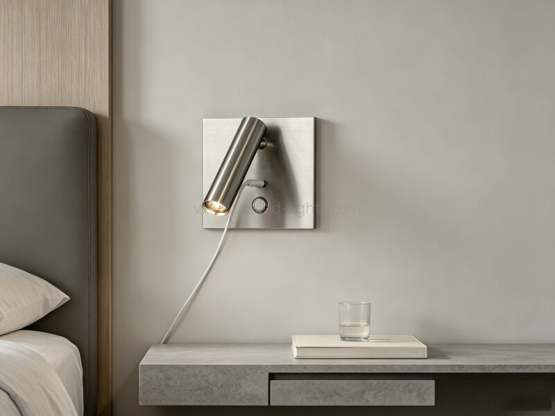 3W Modern Bedside Reading Wall Lamp Wall Fittingfor Library Hostel Room