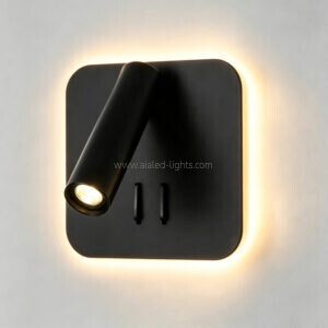 3w spotlight contemporary bed wall light with switch for hotel villa