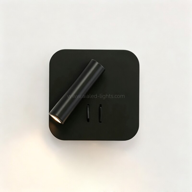 3w spotlight contemporary bed wall light with switch for hotel villa