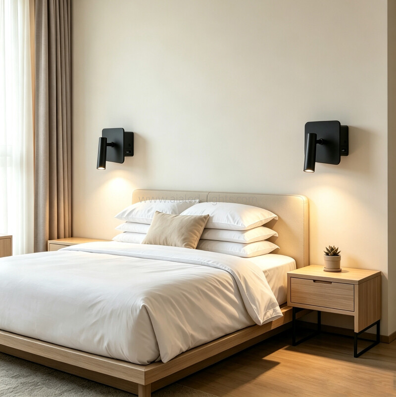 3W Rotate Hedaboard Reading Wall Lamp for Study Room