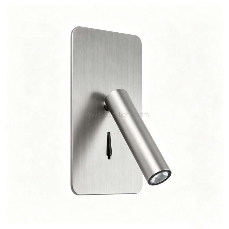 Hardwired Bedside Reading Wall Sconce 3W Wall Lamp for Hotel Guest Room