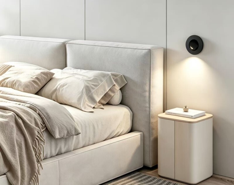 3w hotel wall lamp reading wall light rotating recesed