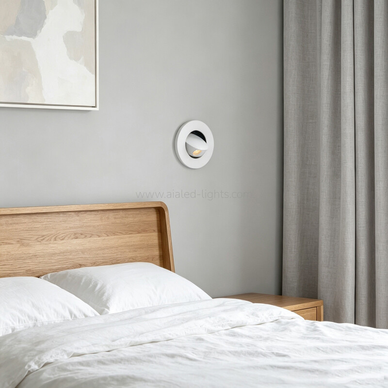 3w hotel wall lamp reading wall light rotating recesed