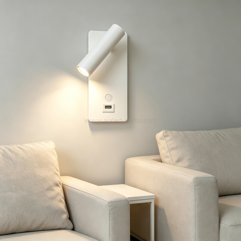 3W Reading Wall Light Headboard Wall Lamp for Bedroom