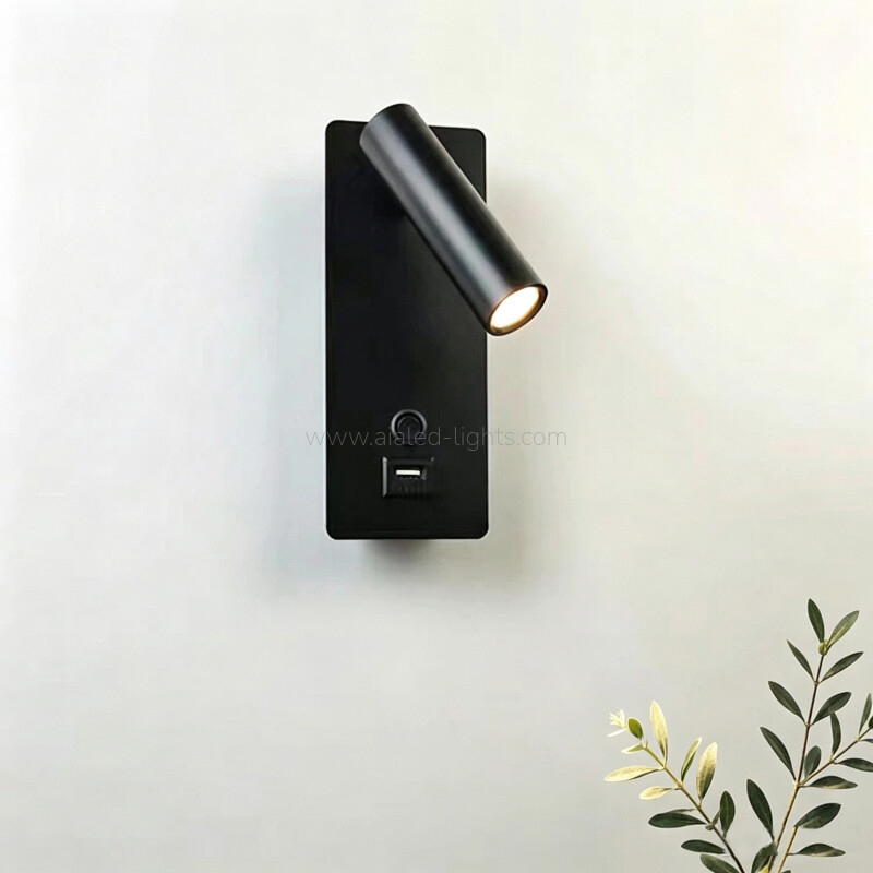3W USB Bedside Wall Light Bed Wall Lamp for Vacational Village 