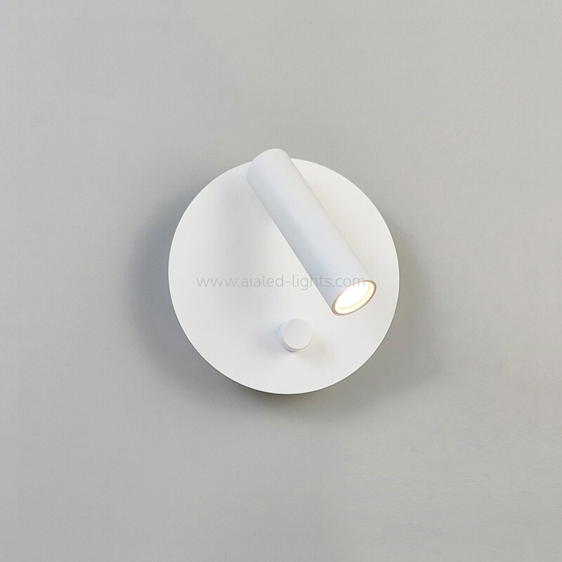 3W Wall Lamp Headboard Reading Wall Light Swtich Dimmable