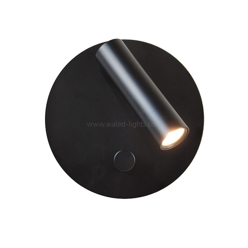 3W Wall Lamp Headboard Reading Wall Light Swtich Dimmable