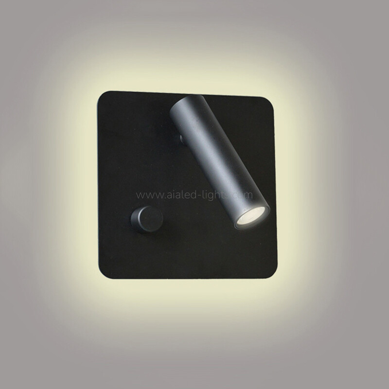 3W+6W Dimming Reading Wall Light Hotel Bedside Wall Lamp