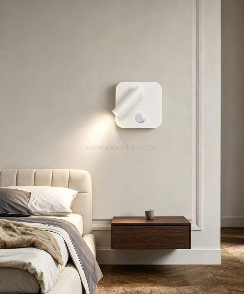 3W+6W Dimming Reading Wall Light Hotel Bedside Wall Lamp