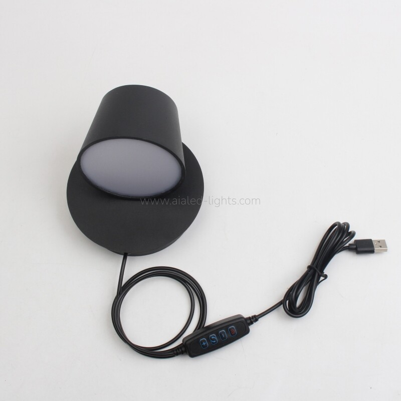 10W Wall Lamp USB Reading Wall Light Dimmable Surface Mounted