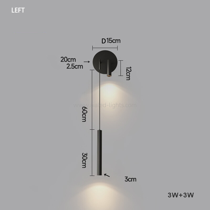3W Reading Wall Light 3W LED Pendant Light Wall Mounted