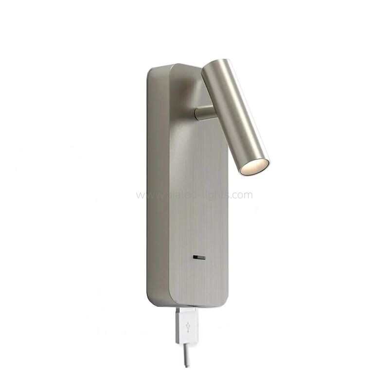 3W USB Type-C Bedroom Wall Lamp Reading Wall Light Flexible