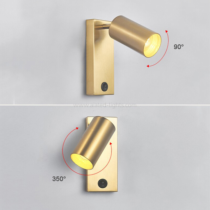 E27 Headboard Reading Wall Light Hotel Project