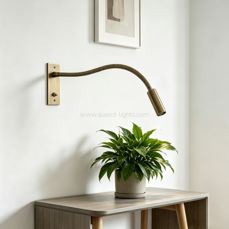Swanneck Bed Wall Lamp 3W Recessed Wall Reading Lamp