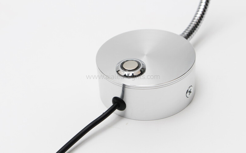 Gooseneck Wall Mounted Reading Wall Lamp 3W Swanneck Hotel Wall Light