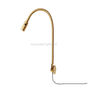 gooseneck wall mount hotel wall lamp 3w flexible spotlight reading light (复制)