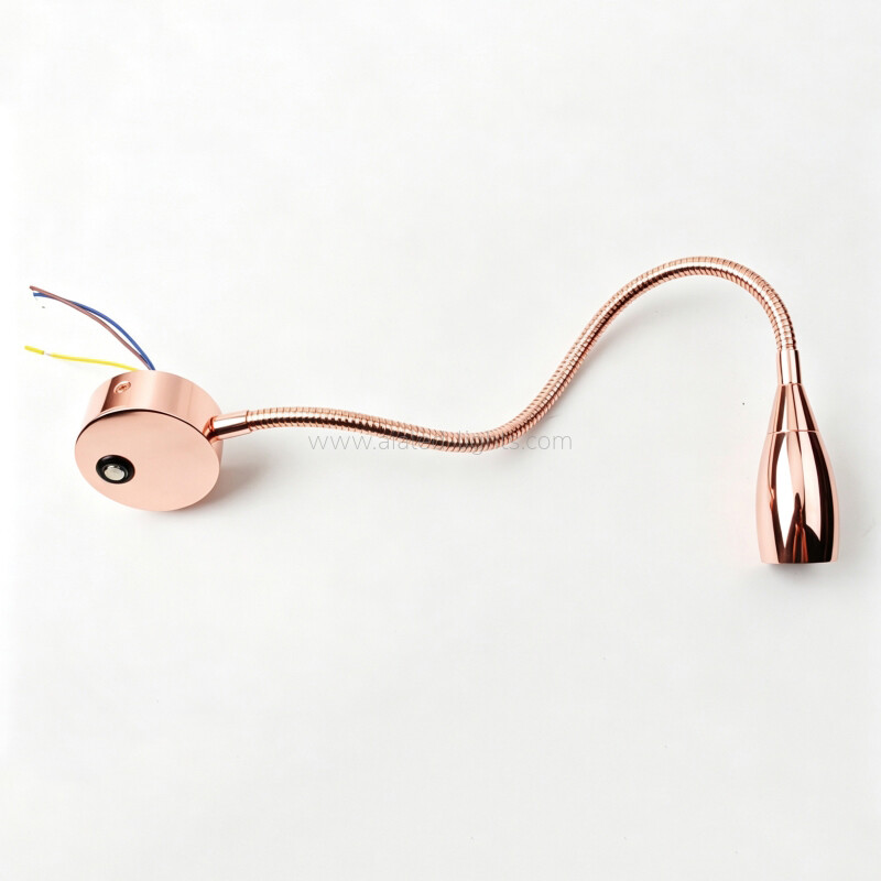 Gooseneck Reading Wall Light 3W Dimmable Wall Lamp