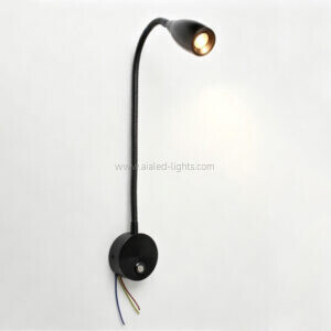 resecced mounted bedside wall light 5w gooseneck flexible adjustable bedside wall lamp (复制)