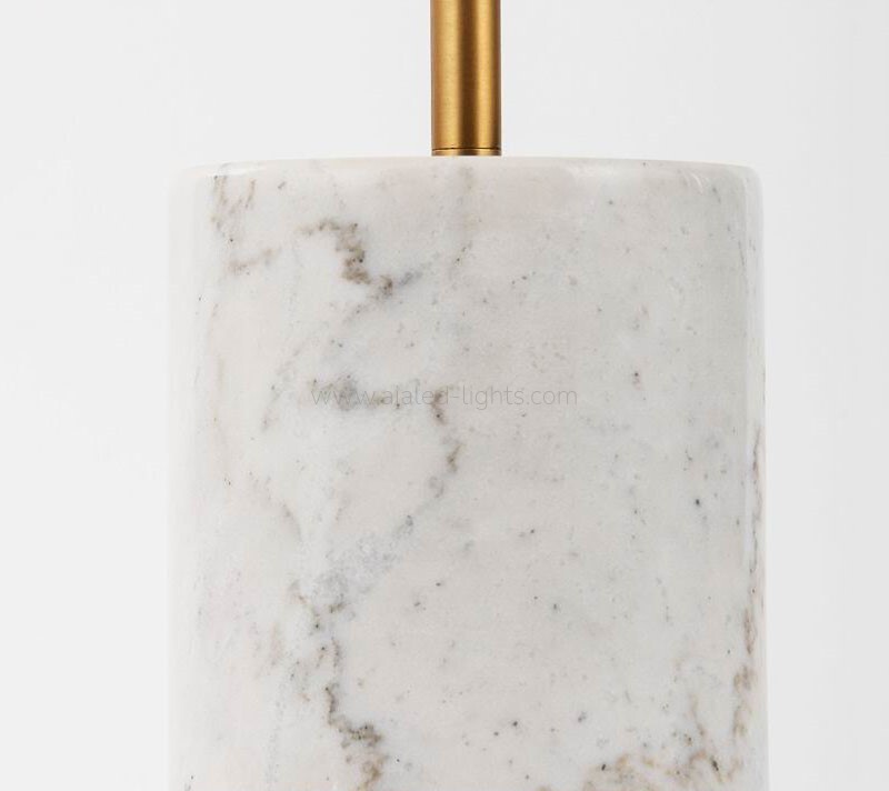 gu10 floor lamp with marble base side table adjustable warm light