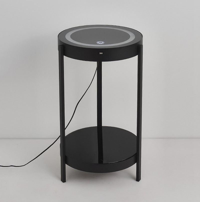 10W Floor Lamp with Side Table Wireless Charging Touch Switch USB 10w floor lamp with side table wireless charging touch switch usb