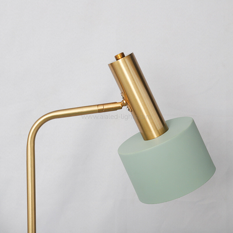 Modern Table Floor Lamp with Marble Adjustable Reading Floor Lamp E27
