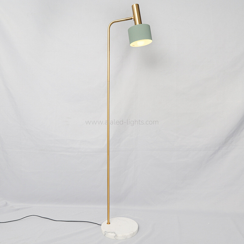 Modern Table Floor Lamp with Marble Adjustable Reading Floor Lamp E27