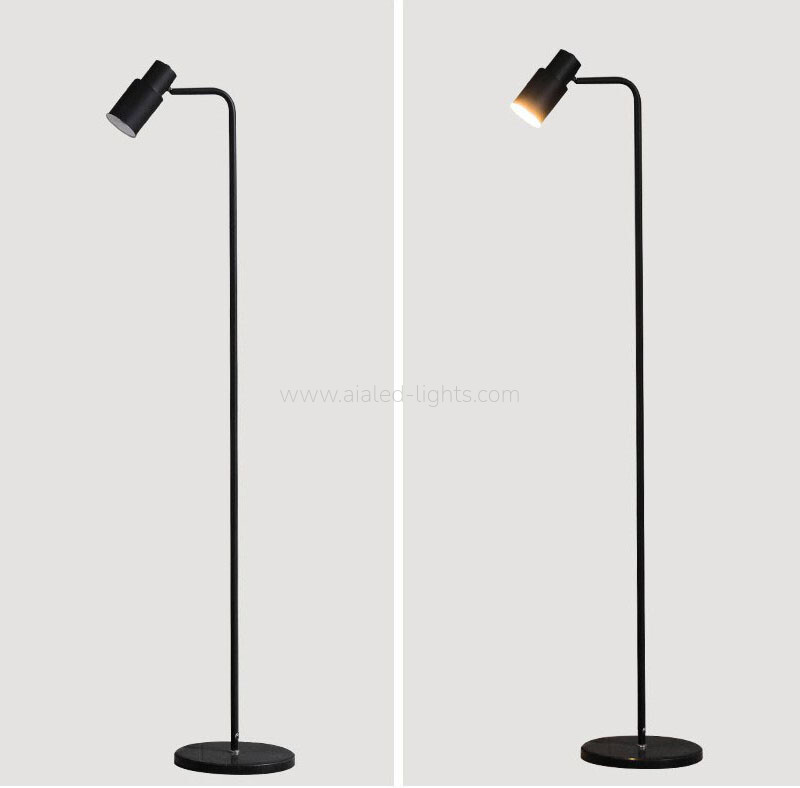 Floor Lamp Contemporary Flexible Metal Shade Reading Sdanding Light E27