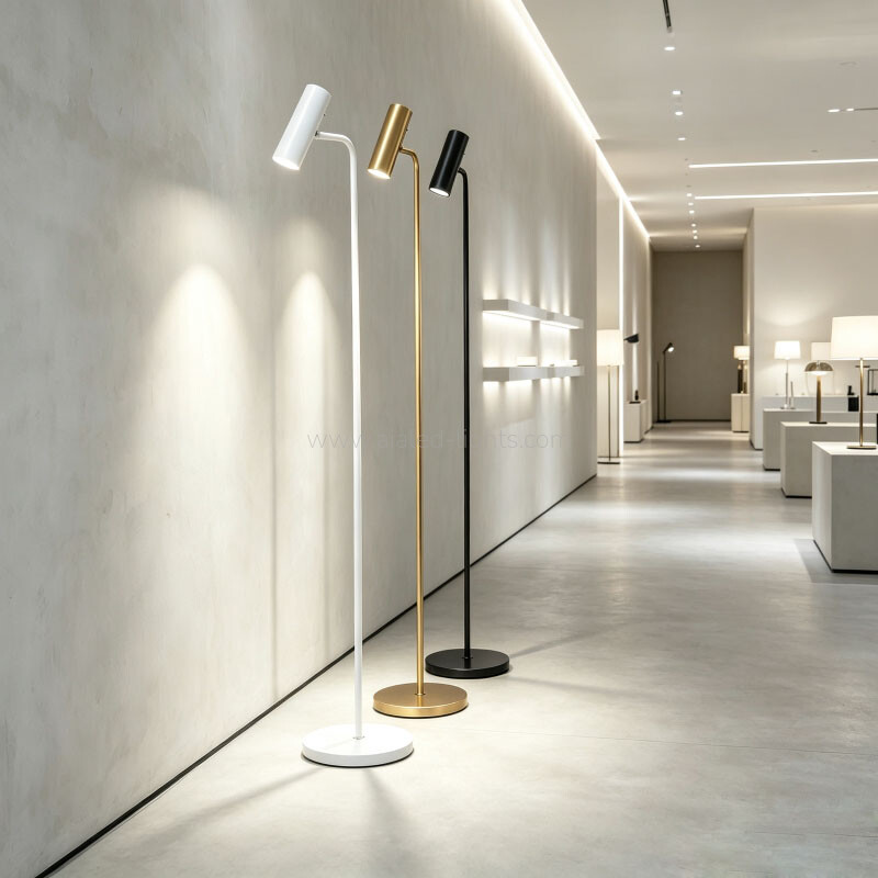 Modern LED Floor Lamp Standing Floor Light for Living Room Bedroom Office Home E27