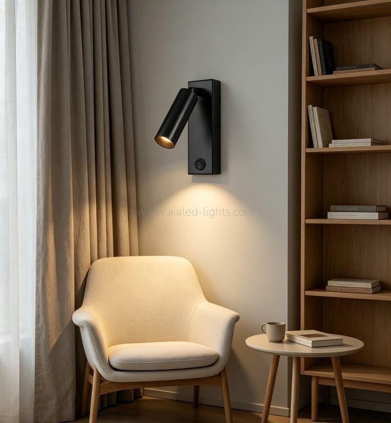 Wall mounted Wall Lamp 3W reading spotlight for hotel